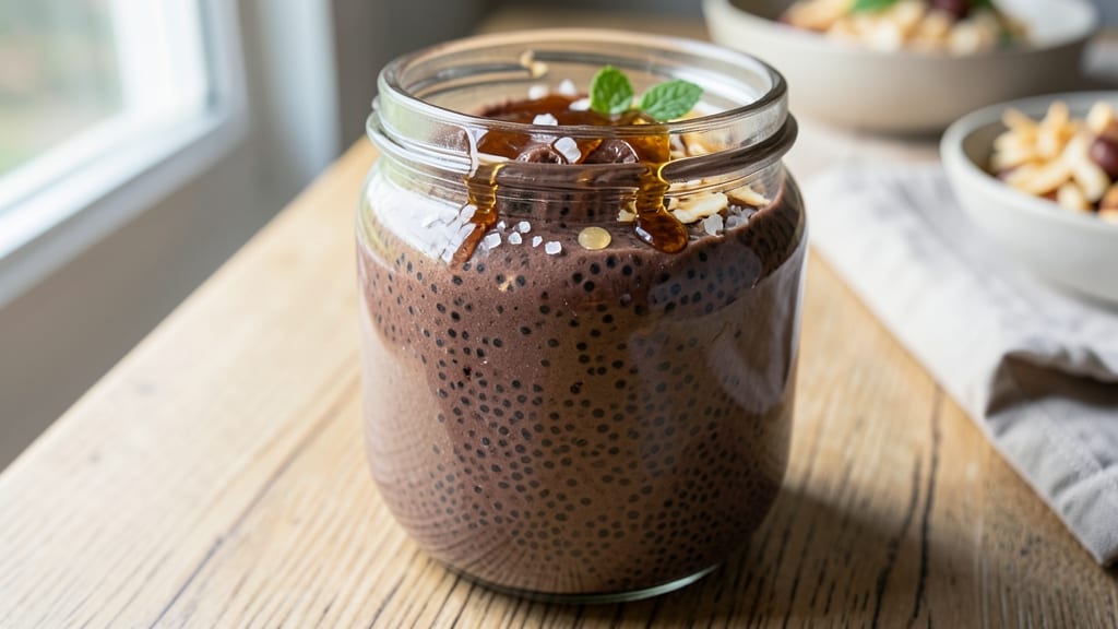 Chia Pudding Recipe with Chocolate Protein Powder: High-Protein Overnight Crunch