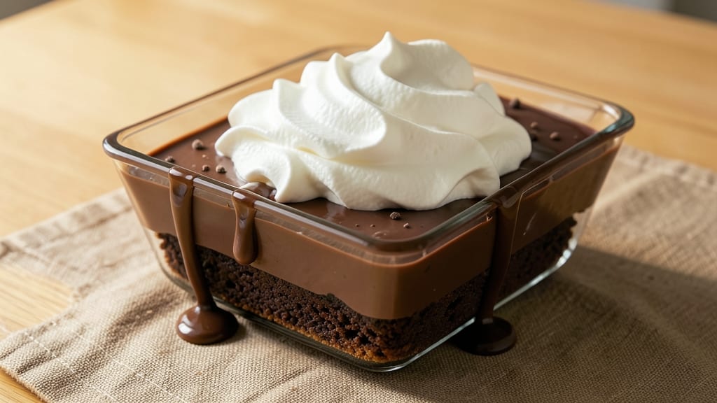 Brownie Chocolate Pudding Cool Whip Recipe: Fudgy Base Meets Cool Whip Clouds