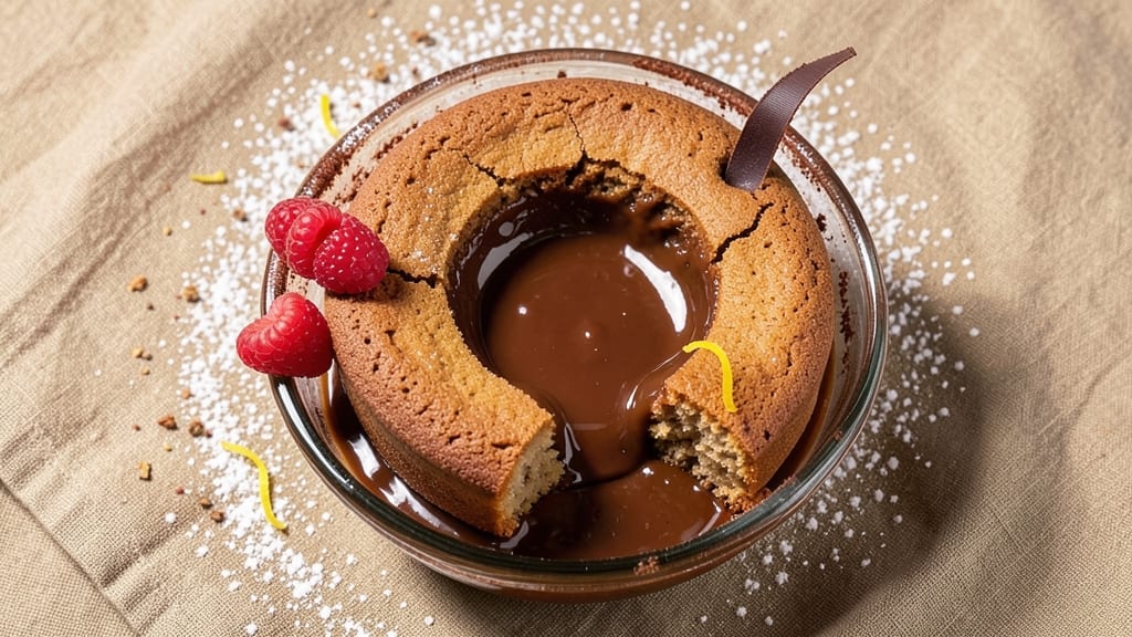 Betty Crocker Chocolate Lava Cake Recipe: Warm Gooey Core That Oozes Onto Plate
