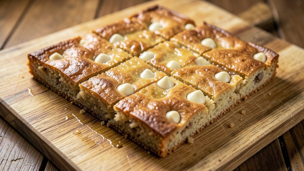 Blondie Recipe With White Chocolate Chips: Triple-Layered Crunch and Melty Sweetness