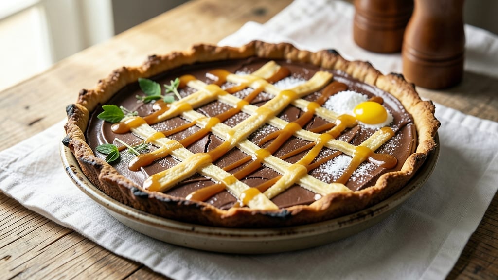 Baker's Unsweetened Chocolate Pie Recipe: Deep Dark Chocolate Crust With Silky Ganache