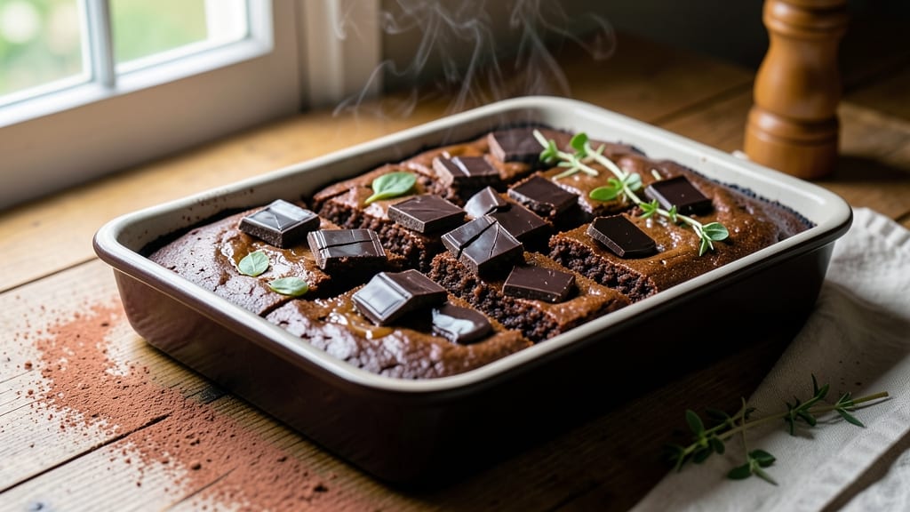 Brownie Recipe With Chocolate Squares: Fudgy Cracks and Hidden Chocolate Surprise