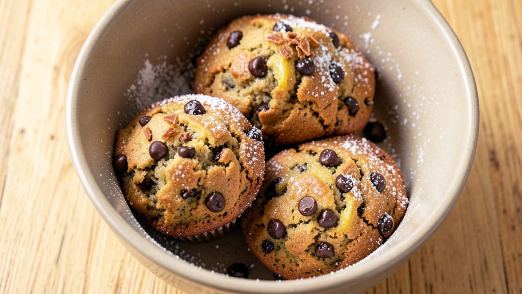 Banana Chocolate Chip Yogurt Muffins Recipe: Fluffy Rise With Hidden Vanilla Boost