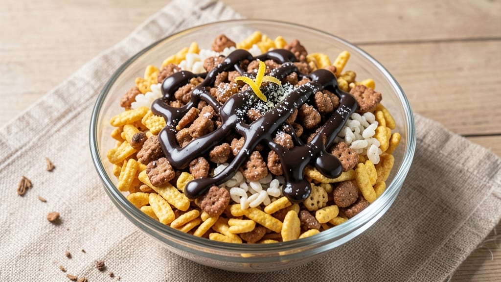 Chex Mix Recipe With Chocolate Drizzle: Crunchy Snack Upgrade in Minutes