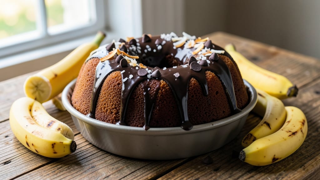Banana Chocolate Bundt Cake Recipe: Warm Spice and Fudgy Swirls in One Bite