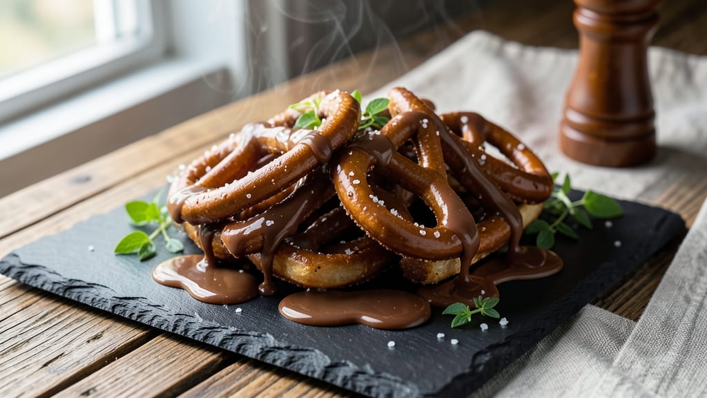 Caramel Chocolate-Dipped Pretzels Recipe: Crunchy-Sweet Bite-Sized Indulgence