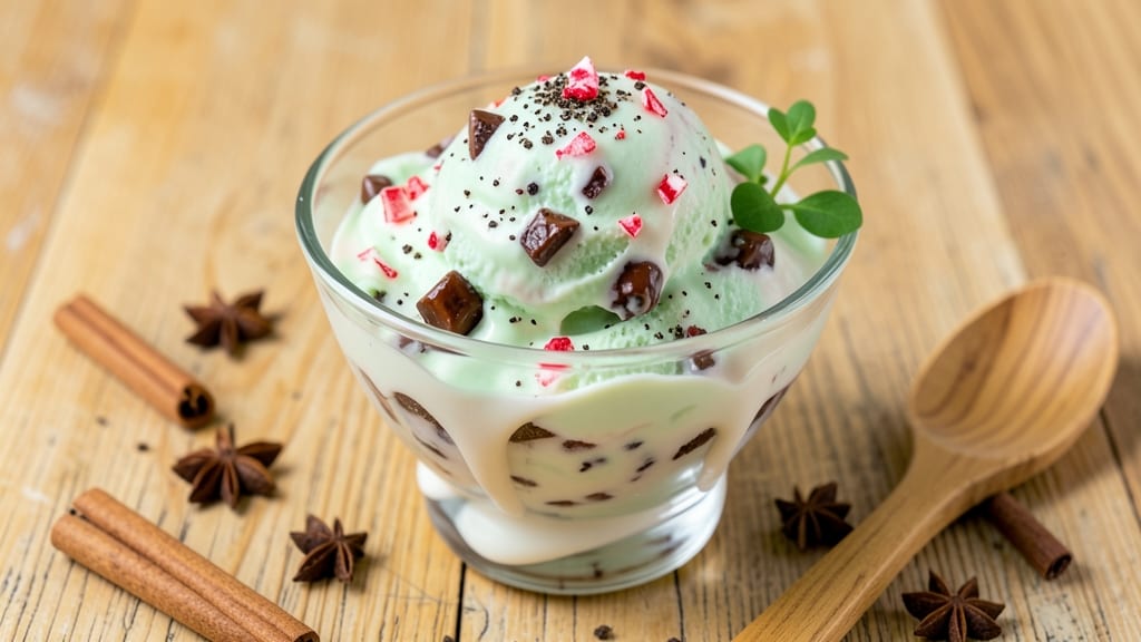 Ben And Jerry's Mint Chocolate Chip Ice Cream Recipe: Crunchy Cookie Pieces and Swirled Creaminess