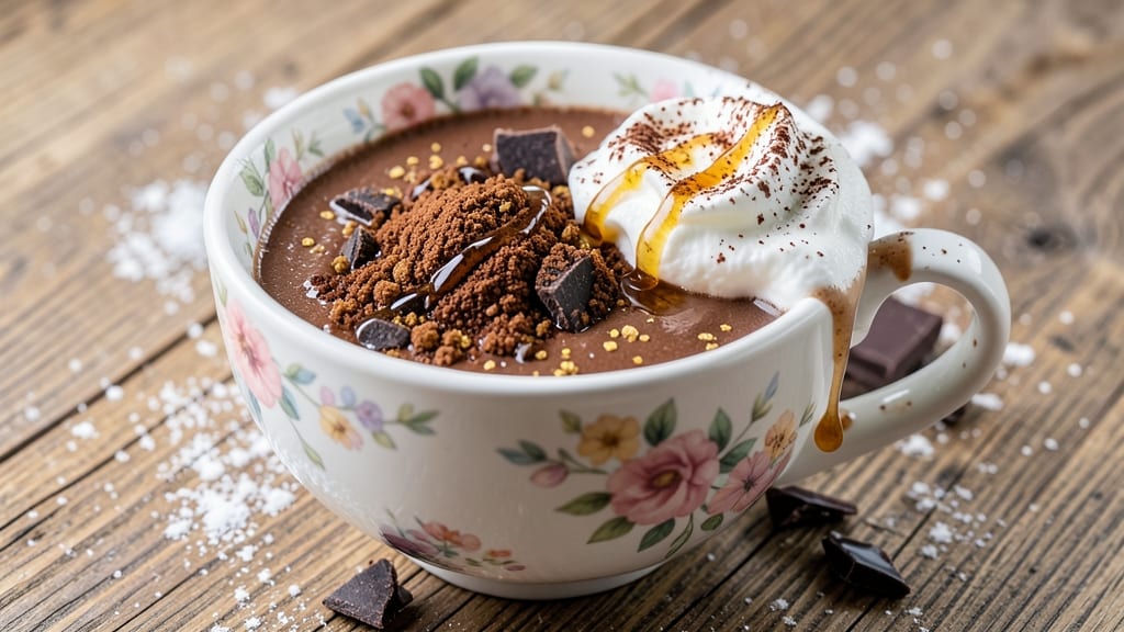 Caotina Hot Chocolate Recipe: Spiced Coffee Crunch Meets Silky Ganache Swirls