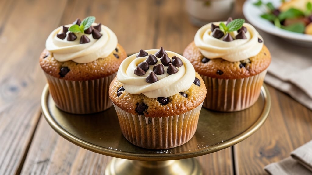Basic Chocolate Chip Cupcakes Recipe: Fluffy Vanilla Towers With Warm Chunks