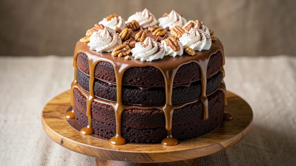 Cake Doctor's German Chocolate Cake Recipe: Pecan-Studded Layers With Coffee-Infused Moisture