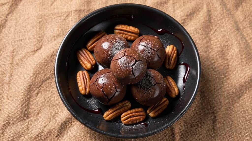 Chili Chocolate Truffle Recipe: Spiced Dark Chocolate and Coffee Bites With Crunchy Topping