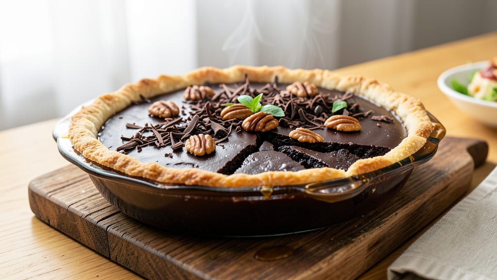 Brenda Gantt's Chocolate Fudge Pie Recipe: Deep Coffee-Infused Crunch and Fudgy Core
