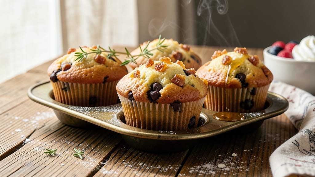 Best Chocolate Chip Muffins Recipe in the World: Coffee-Infused Fudgy Cracks and Buttery Swirls