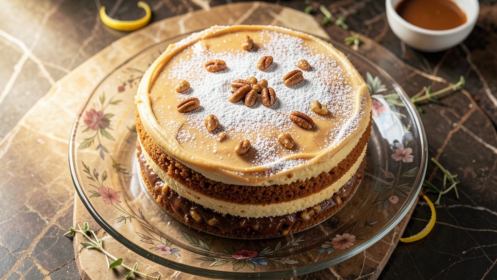 Bobby Flay's German Chocolate Cake Recipe: Pecan-Studded Layers With Coffee-Infused Ganache