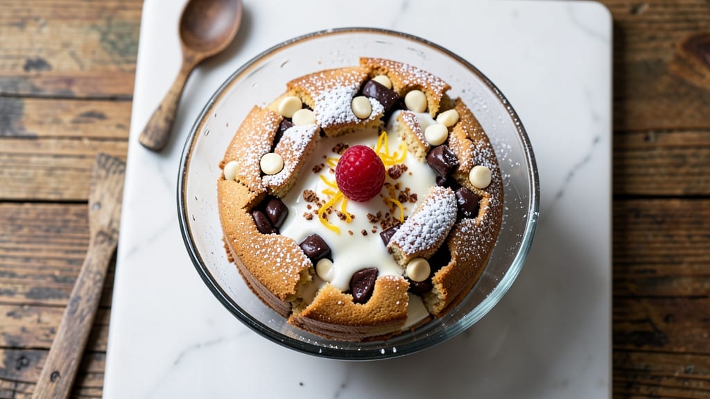 Chili's White Chocolate Molten Cake Recipe: Warm Vanilla Streaks and Crunchy Cocoa Shells