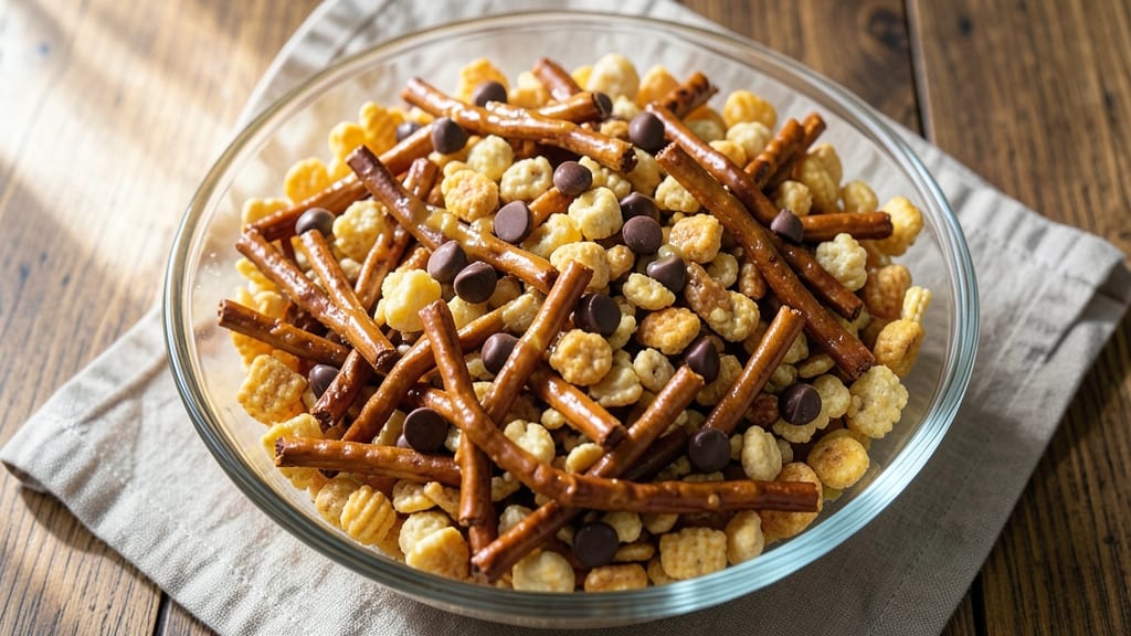 Chex Mix Recipe with Chocolate Chips: Sweet-Salty Crunch in 15 Minutes