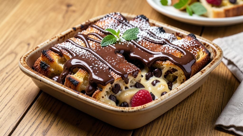 Carrabba's Chocolate Bread Pudding Recipe: Coffee-Infused Crisp Top, Fudgy Core Magic