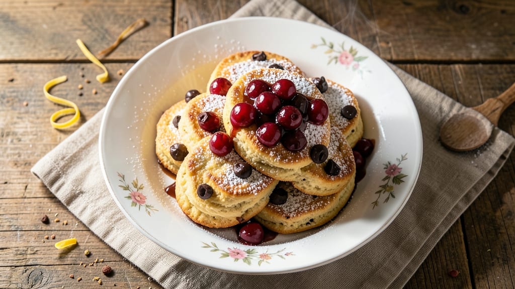 Cherry Chocolate Scones Recipe: Deep Coffee Infusion and Buttery Layers