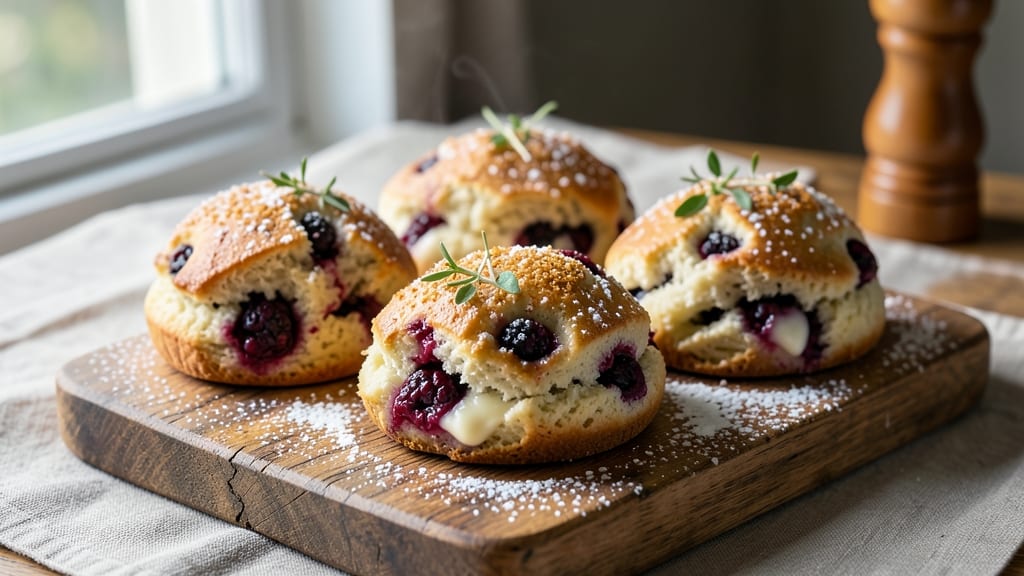 Blackberry White Chocolate Scones Recipe: Jammy Berries and Melty Chunks in Every Bite