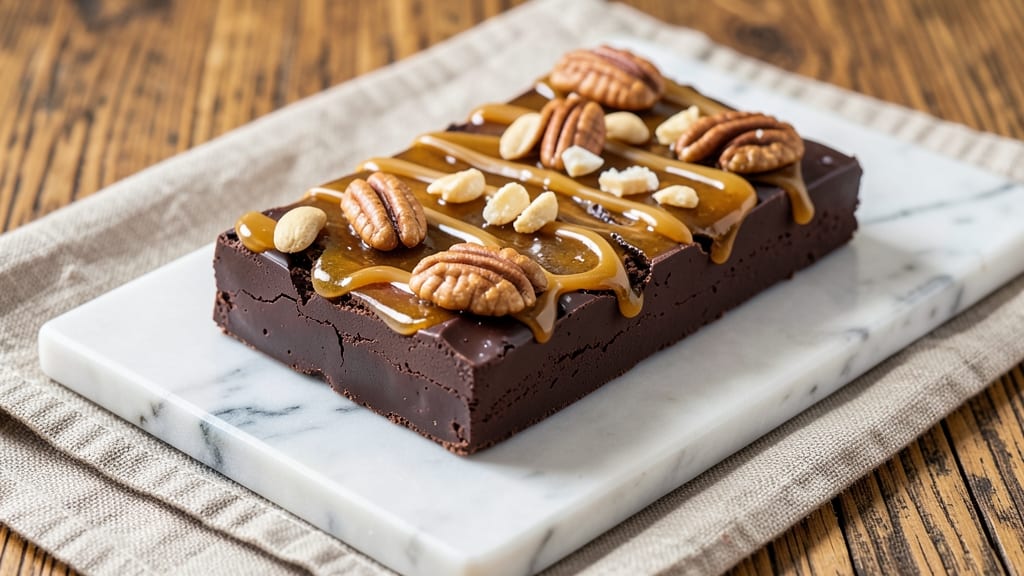 Caramel Nut Chocolate Bars Recipe: Nutty Sweetness With Crispy Edges