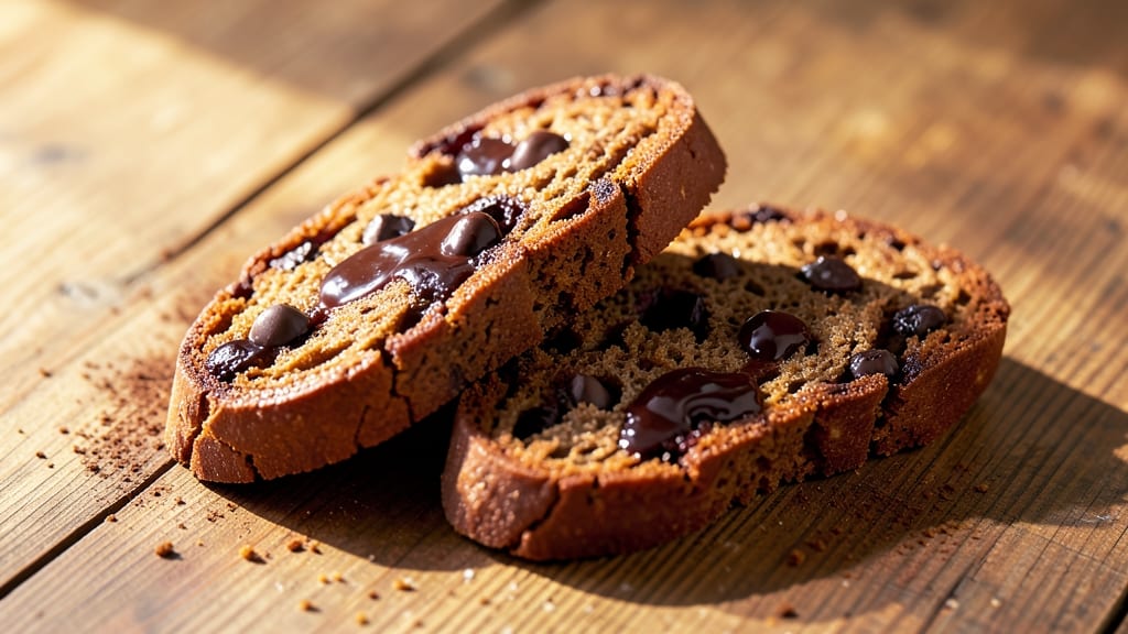 Chewy Chocolate Biscotti Recipe: Coffee-Infused Crunch With Fudgy Heart
