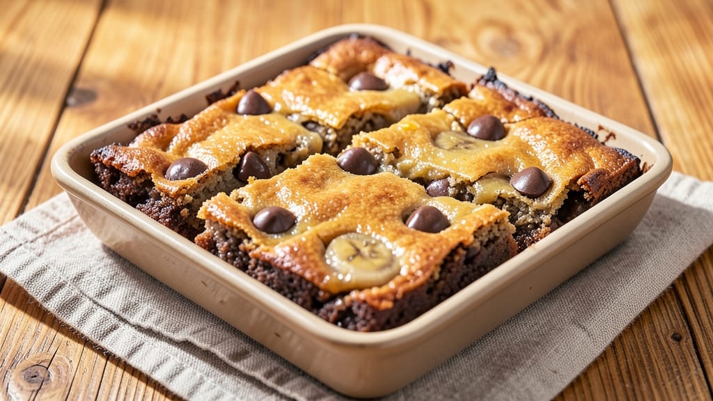 Banana Chocolate Chip Brownies Recipe: Fudgy Cracks With Banana Ripeness Boost