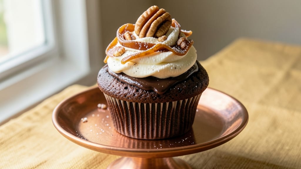 Baker's German Chocolate Cupcakes Recipe: Pecan-Studded Frosting and Coffee-Infused Moisture