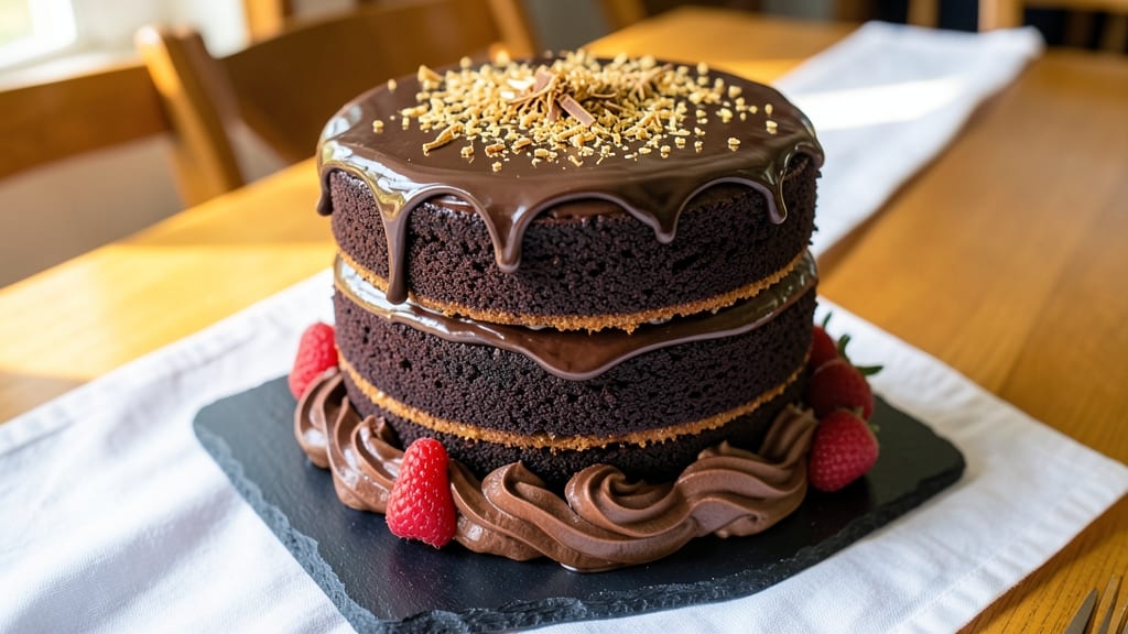 Carnival Cruise Chocolate Cake Recipe: Triple-Layered Decadence With Espresso-Infused Ganache