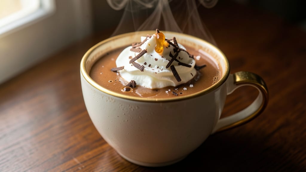 Café-Style Hot Chocolate Recipe: Velvety Foam and Rich Cocoa Infusion