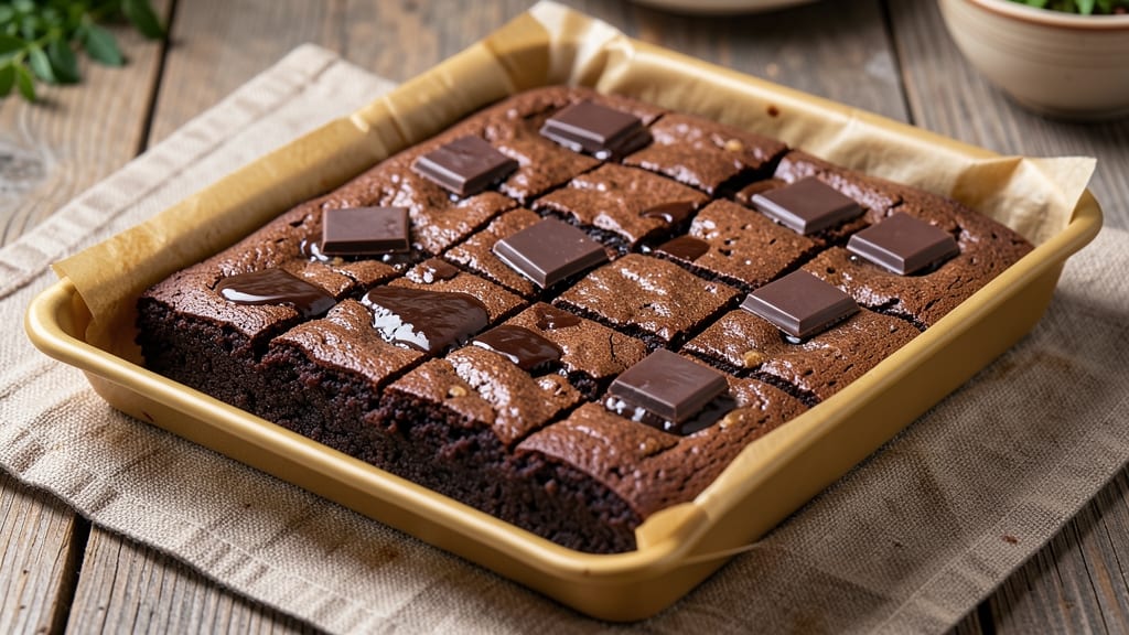 Brownie Recipe With Semi-Sweet Chocolate Squares: Fudgy Cracks and Buttery Streaks