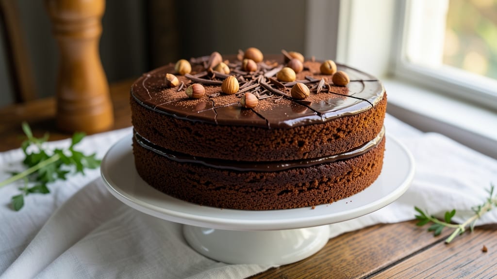 Bakery-Style Chocolate Cake Recipe: Velvety Layers With Buttery Crunch Top