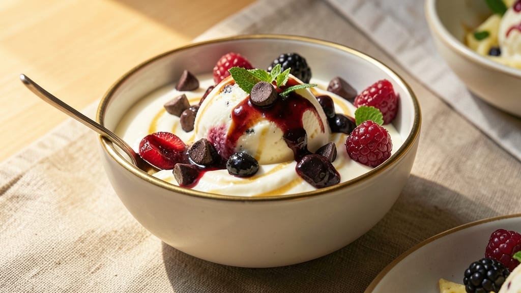 Blackberry Chocolate Chip Ice Cream Recipe: Swirled Summer Fruit in Velvety Vanilla Base