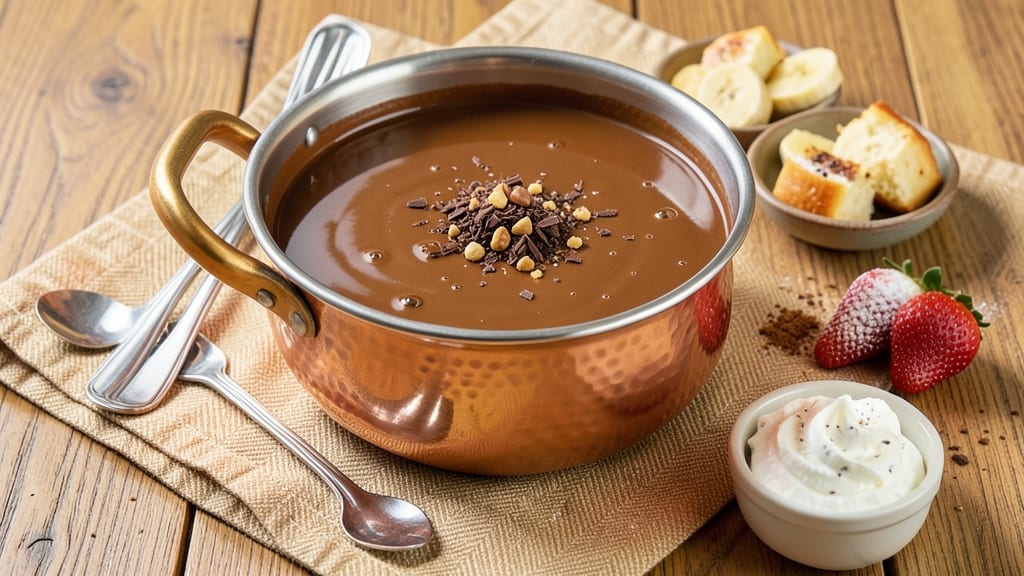 Betty Crocker's Chocolate Fondue Recipe: Dippable Decadence With Warm Spiced Drizzle