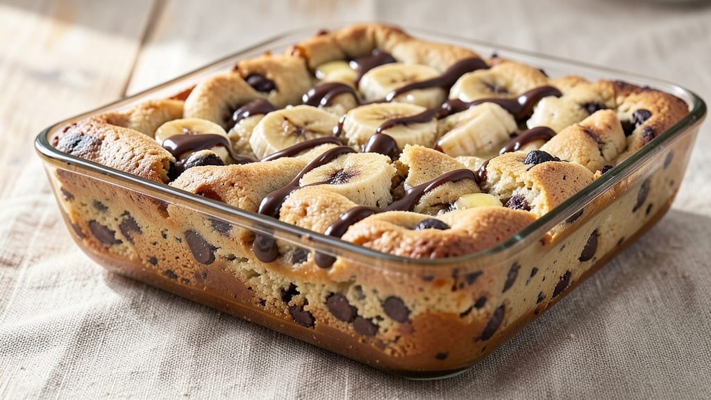 Banana Chocolate Chip Cookie Bars Recipe: Triple-Layered Crunch With Warm Caramel Streaks