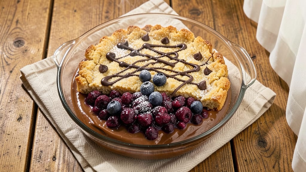Blueberry Chocolate Bars Recipe: Fudgy Chocolate Base with Juicy Berries