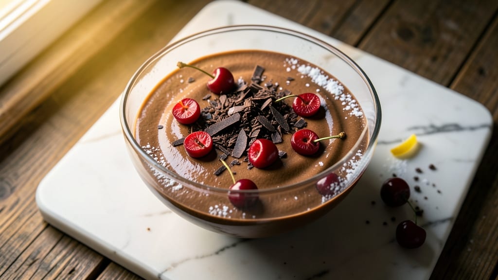 Cherry Chocolate Mousse Recipe: Light-as-Air Clouds With Tart Cherry Bursts