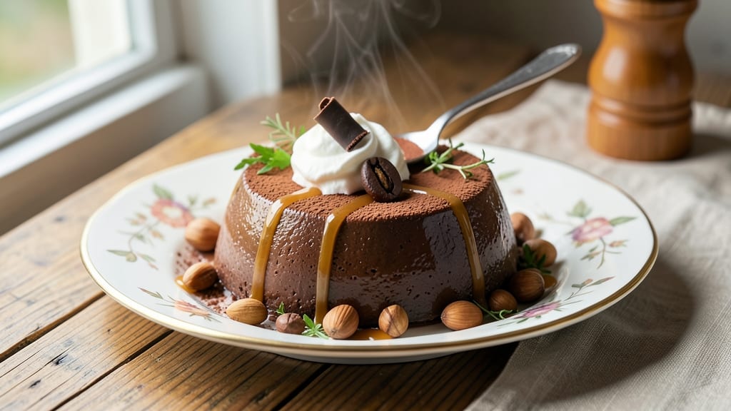 British Chocolate Pudding Recipe: Steamed Velvety Layers With Warm Coffee Notes