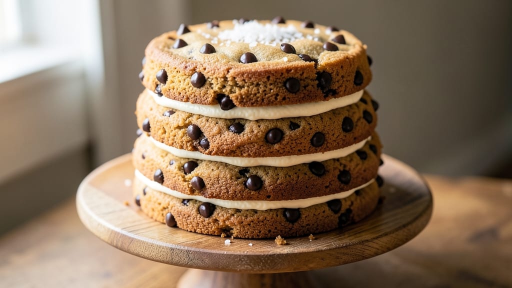 Chewy Chocolate Chip Cookie Cake Recipe: Cakey-Cookie Hybrid With Double Chocolate Magic