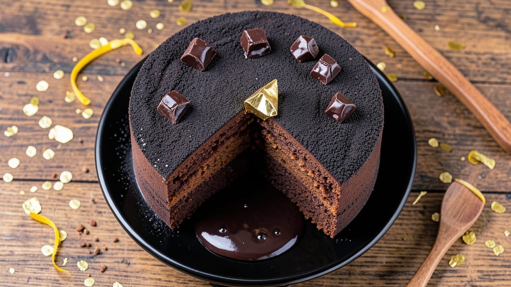 Black Cocoa Chocolate Cake Recipe: Deep Molten Fudge With Crispy Chocolate Crust