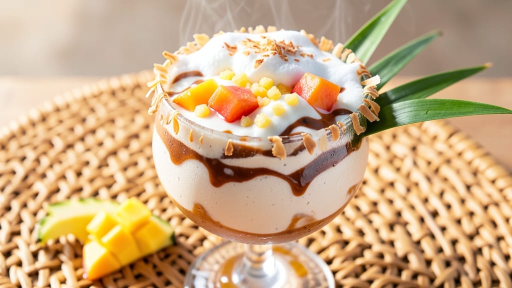 Beach Bum White Chocolate Tropical Smoothie Recipe: Sun-Kissed Frost in 5 Minutes