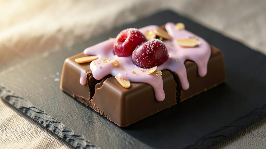 Cherry Blossom Chocolate Bar Recipe: Floral-Infused Fudge with Crunchy Almond Topping
