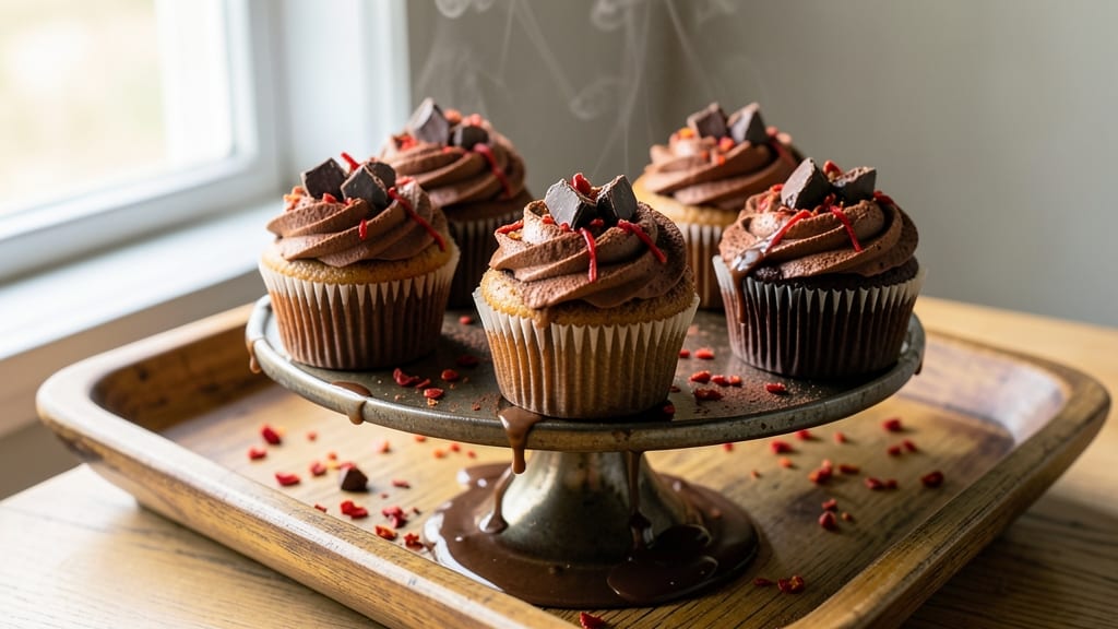 Chilli Chocolate Cupcakes Recipe: Spicy-Sweet Surprise With Fudgy Depth
