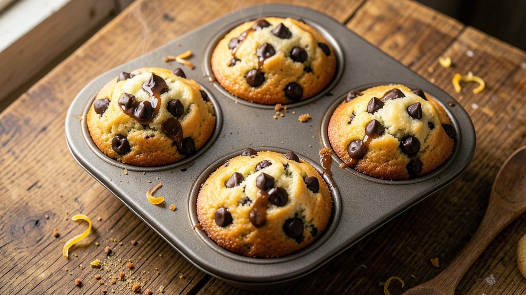 Best Chocolate Chip Muffins Recipe Ever: Buttery Swirls and Warm Vanilla Streaks