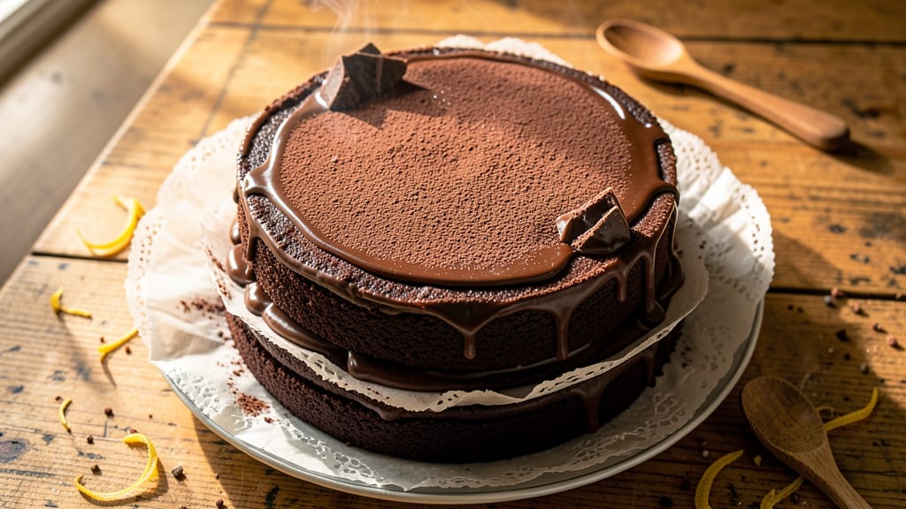 Carlo's Bakery Chocolate Cake Recipe: Espresso-Enhanced Layers With Buttery Vanilla Streaks