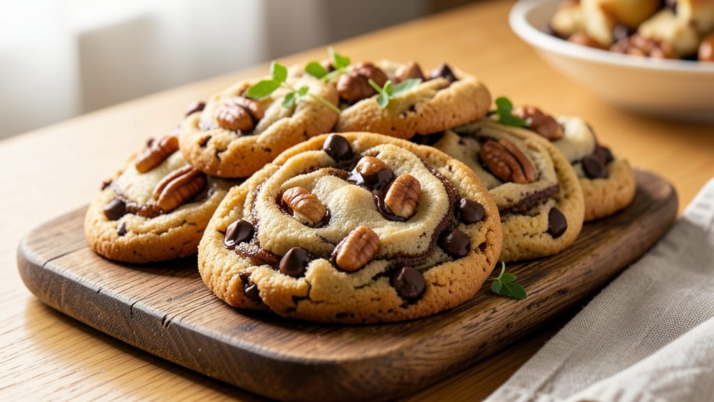 Chewy Chocolate Chip Pecan Cookies Recipe: Buttery Crunch Meets Warm Nutty Rivers
