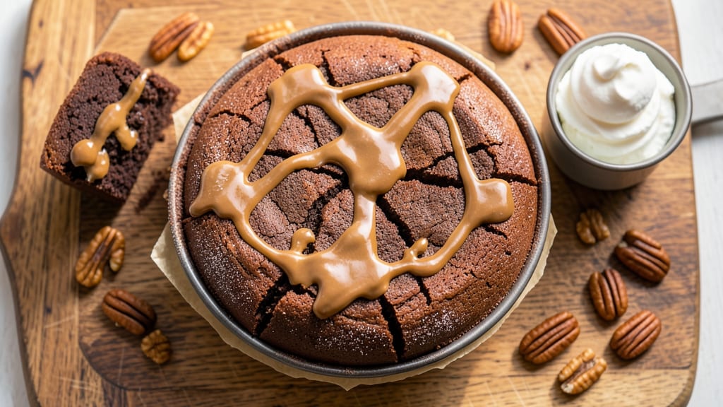 Baker's Semi-Sweet German Chocolate Cake Recipe: Triple-Layered Crunch With Pecan-Studded Ganache