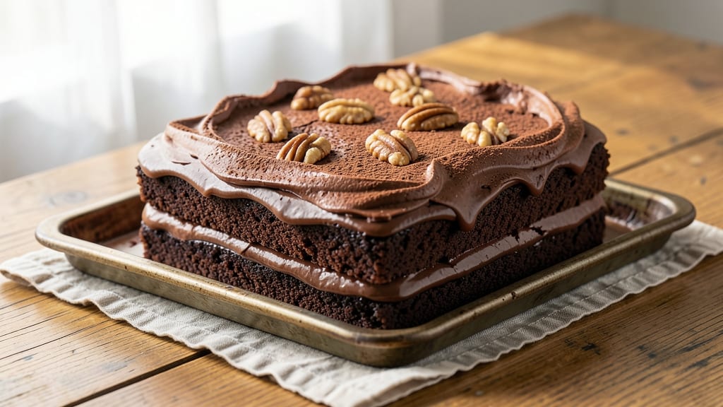 Best Chocolate Sheet Cake Ever Recipe: Triple-Layered Fudge Rivers and Crispy Top