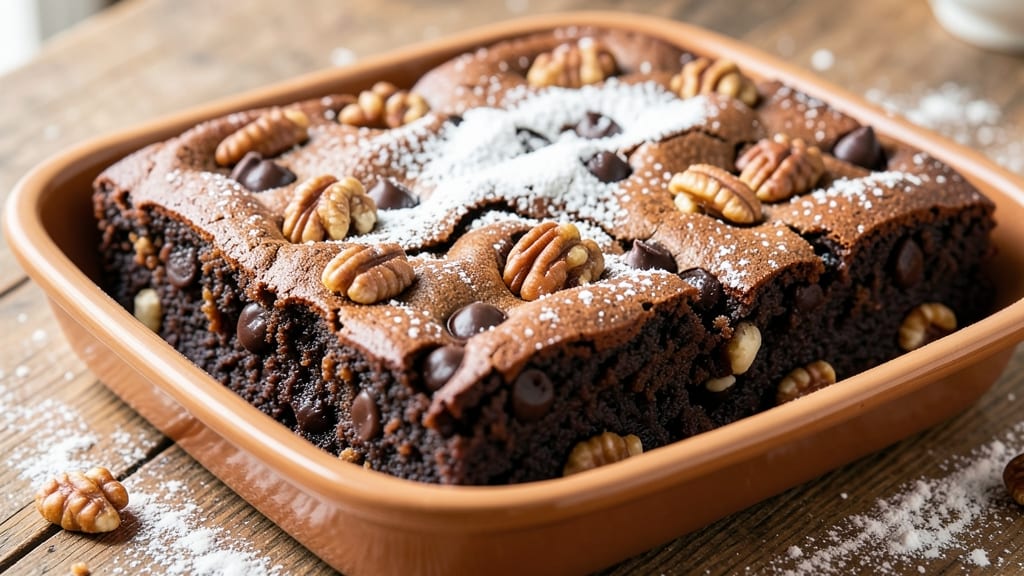Brownie Recipe With Chocolate Chips And Walnuts: Fudgy Cracks and Nutty Crunch in One Bake