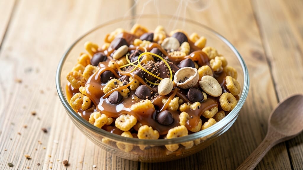 Caramel Chocolate Chex Mix Recipe: Crunchy-Sweet No-Bake Snack in 10 Minutes