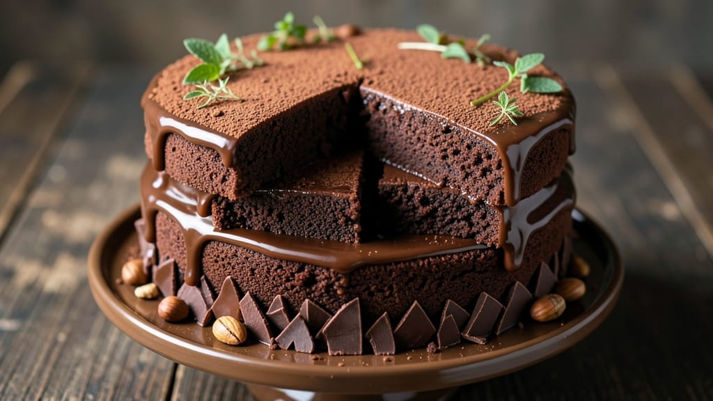 Belgian Chocolate Fudge Cake Recipe: Deep Coffee Infusion and Cracked Fudge Magic